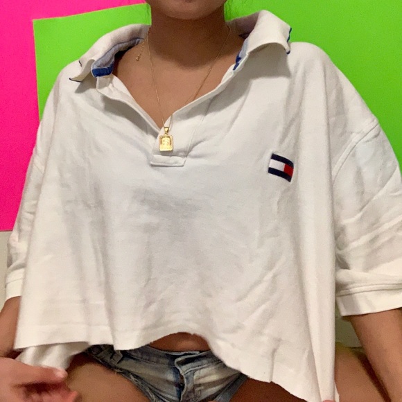 Tommy Hilfiger Tops - chunky rare tommy hilfiger shirt ✧